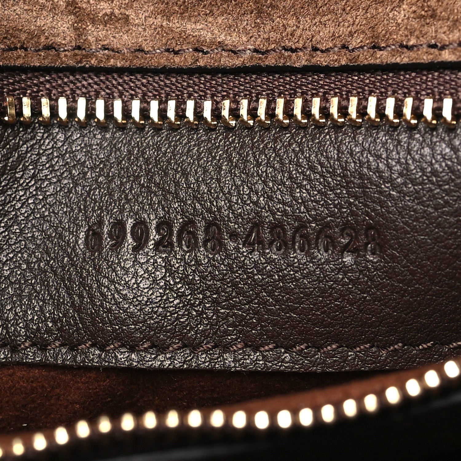 Gucci Suede Talco New Roxy Calfskin Blondie Chain Shoulder Flap Bag River Brown 7 of 10