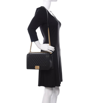 Chanel Caviar Quilted New Medium Boy Flap Black 2 of 9