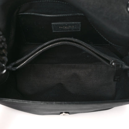 Saint Laurent Grain De Poudre Medium West Hollywood Monogram Fold-Over Black 5 of 11
