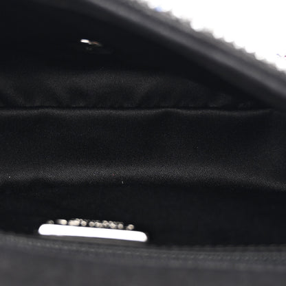 Chanel Suede Calfskin Crystal Mini Single Flap Multicolor 5 of 10