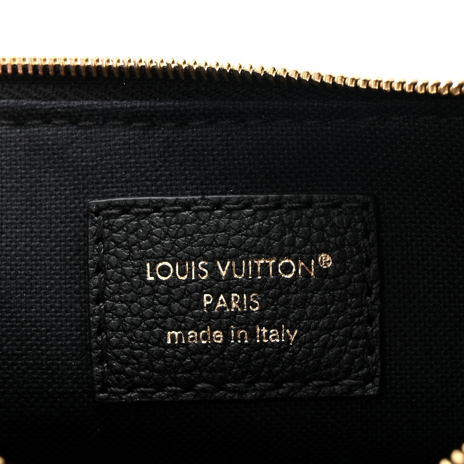 Louis Vuitton Empreinte Monogram Liv Pochette Black 7 of 11