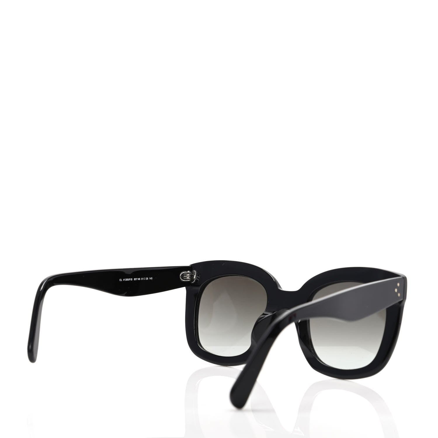 Celine Acetate Baby Marta Sunglasses CL 41385/F/S Black 4 of 7