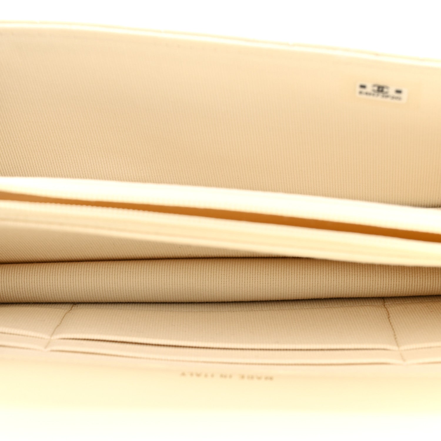 Chanel Lambskin Quilted Trendy CC Dual Handle Clutch With Chain Light Beige 5 of 12