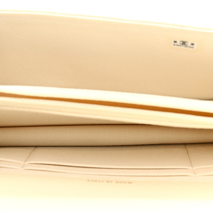 Chanel Lambskin Quilted Trendy CC Dual Handle Clutch With Chain Light Beige 5 of 12