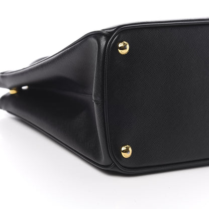 Prada Saffiano Medium Galleria Double Zip Tote Black 12 of 14