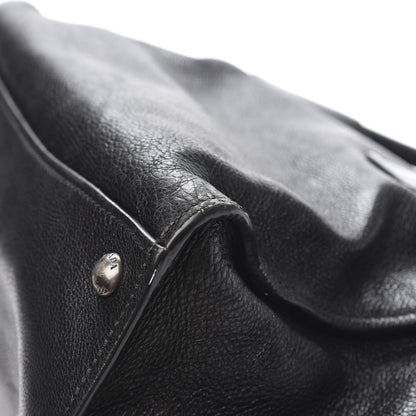 Prada Glace Calf Twin Pocket Tote Black 10 of 14