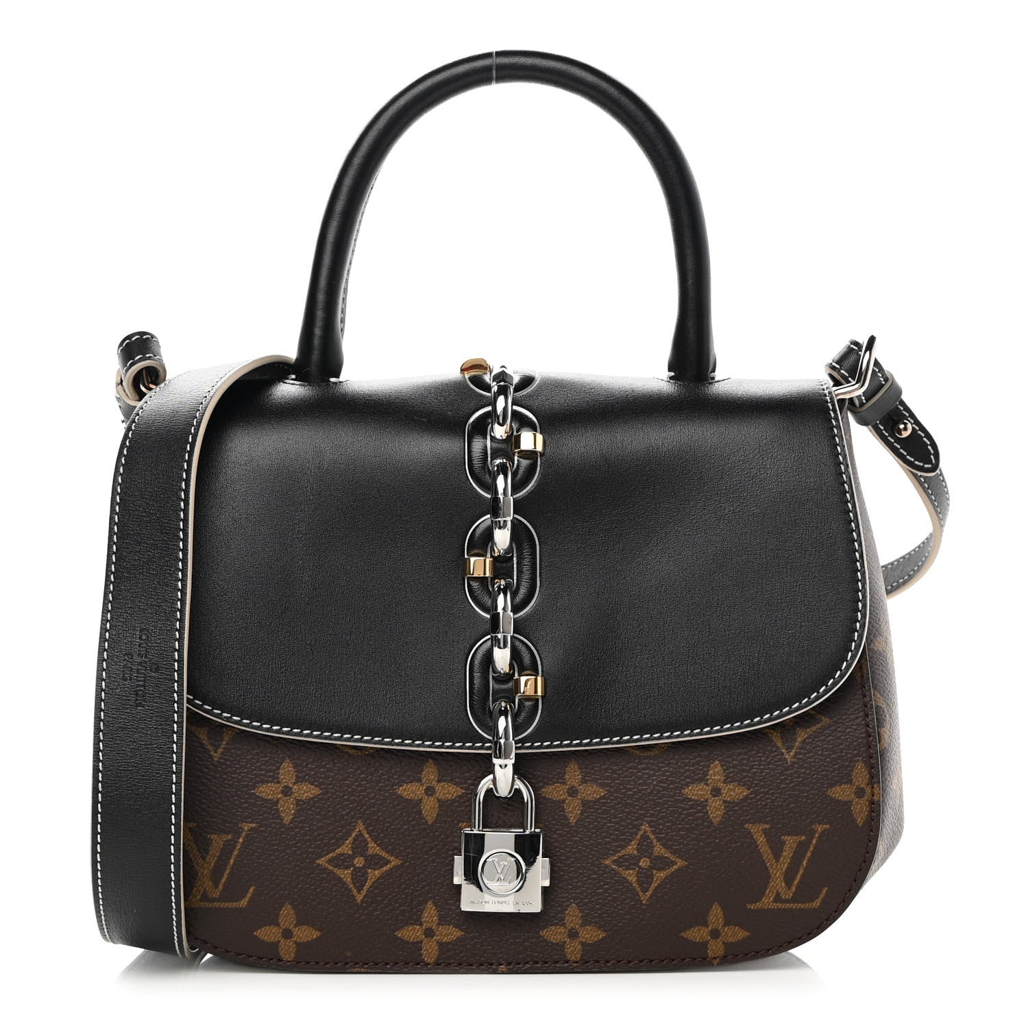 Louis Vuitton Calfskin Monogram Chain It Bag PM Black 1 of 14