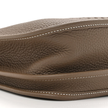 Hermes Taurillon Clemence Evelyne III PM Etoupe 10 of 12