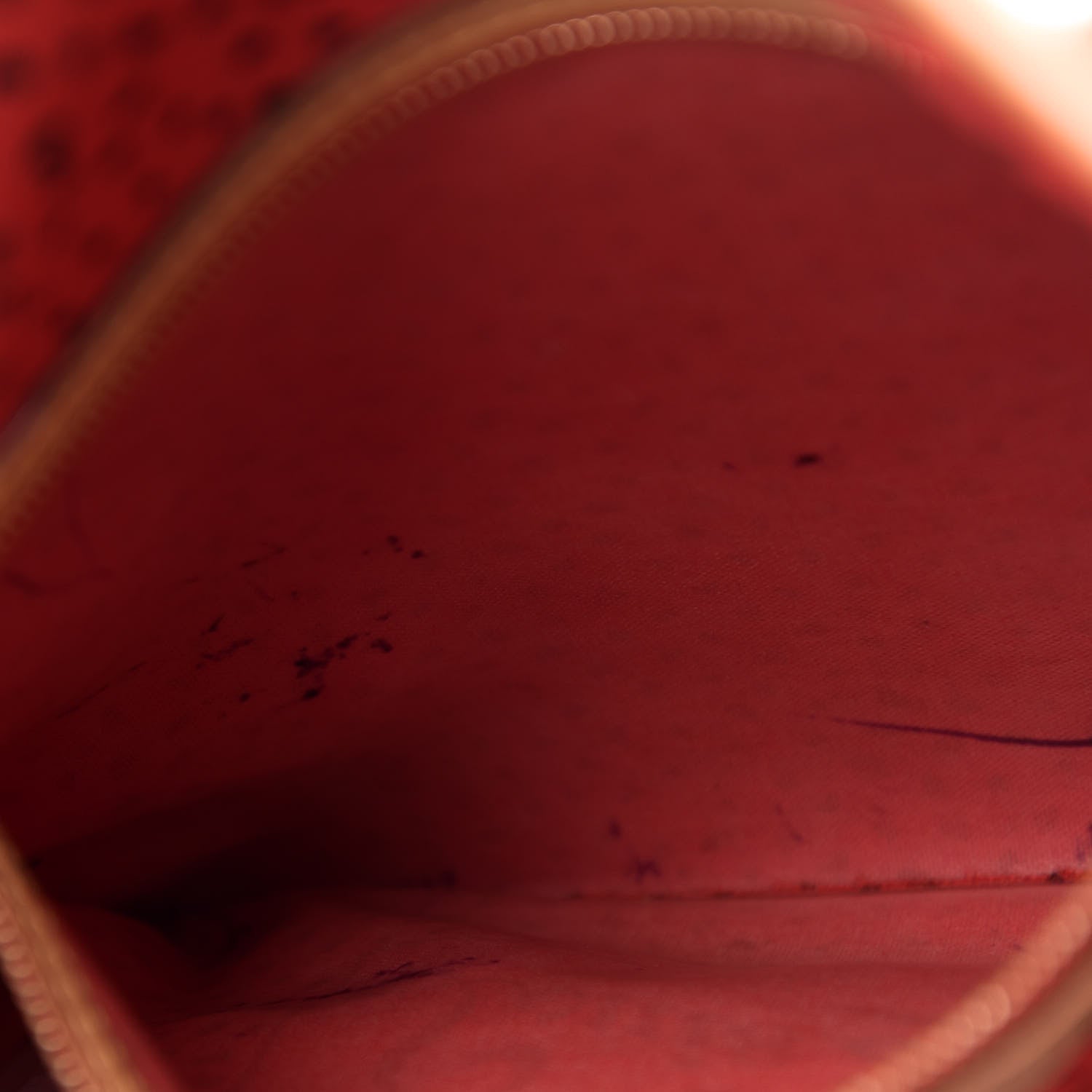 Louis Vuitton Monogram Kusama Waves Neverfull MM Red 8 of 14