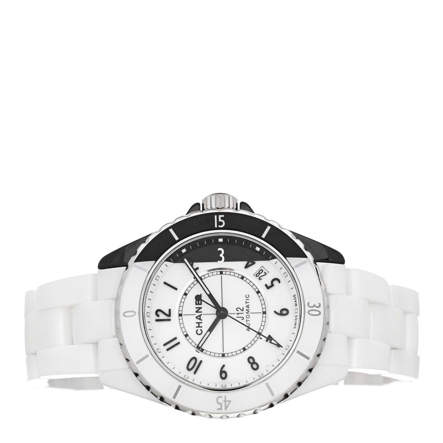 Chanel Stainless Steel Ceramic 38mm J12 Paradoxe Automatic Watch White 2 of 5