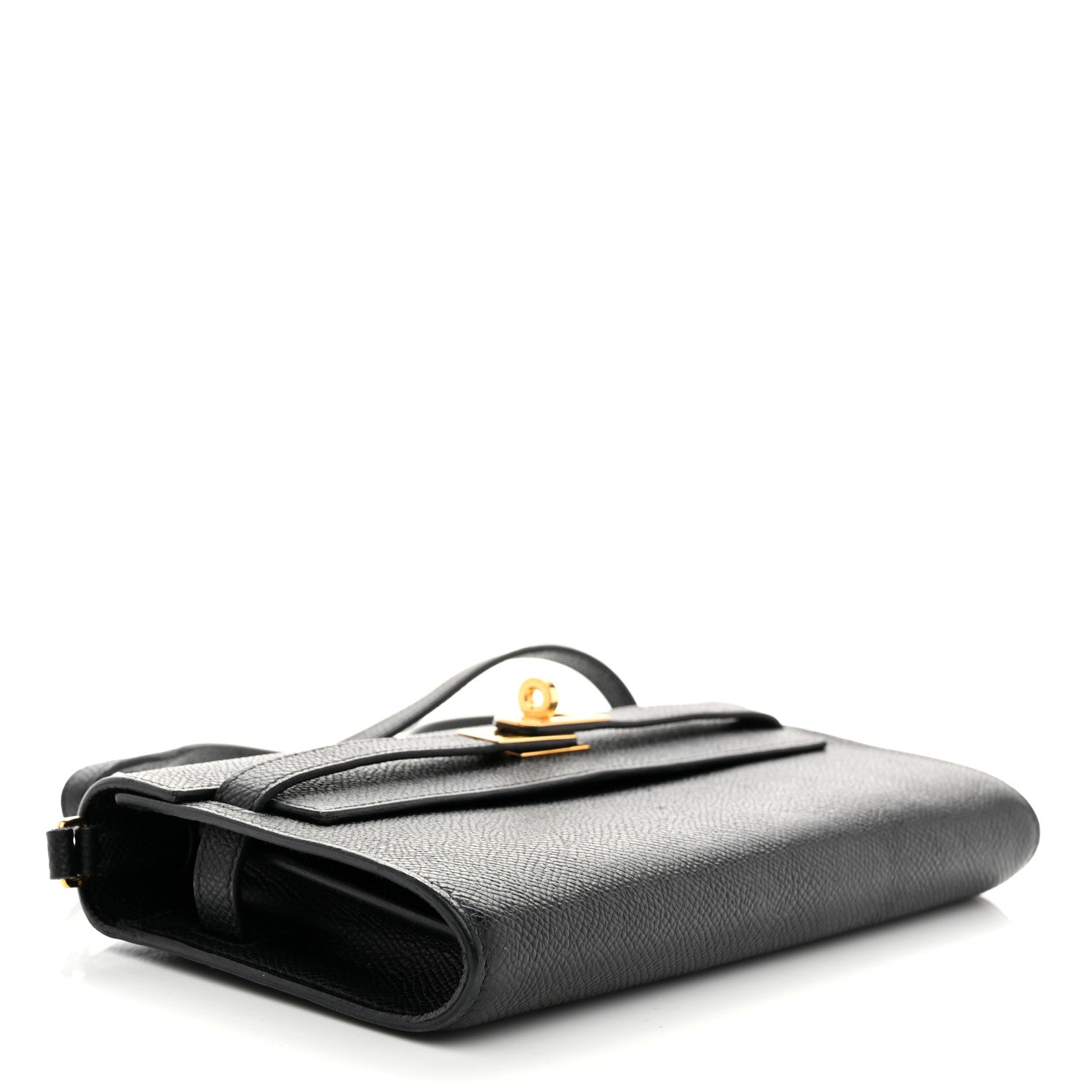Hermes Epsom Kelly Wallet To Go Black 4 of 9