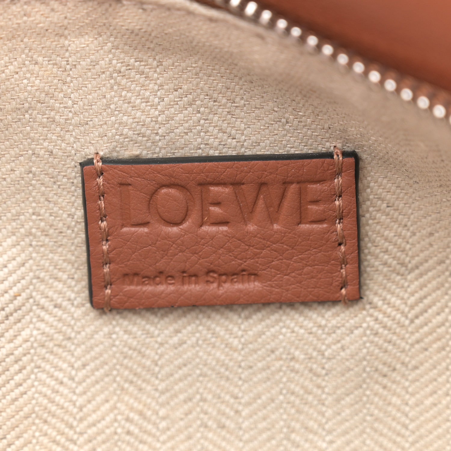 Loewe Calfskin Small Puzzle Edge Bag Tan 6 of 12
