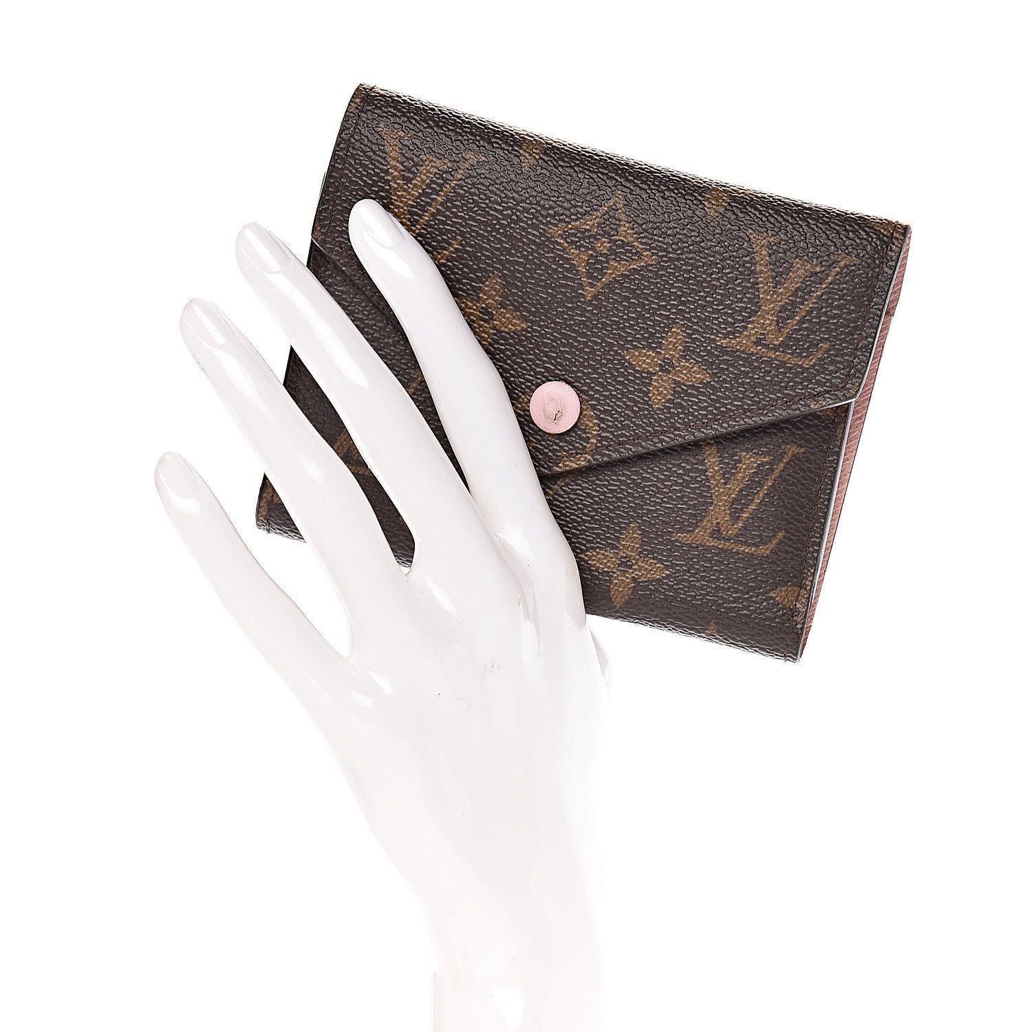 Louis Vuitton Monogram Victorine Wallet Rose Ballerine 2 of 10