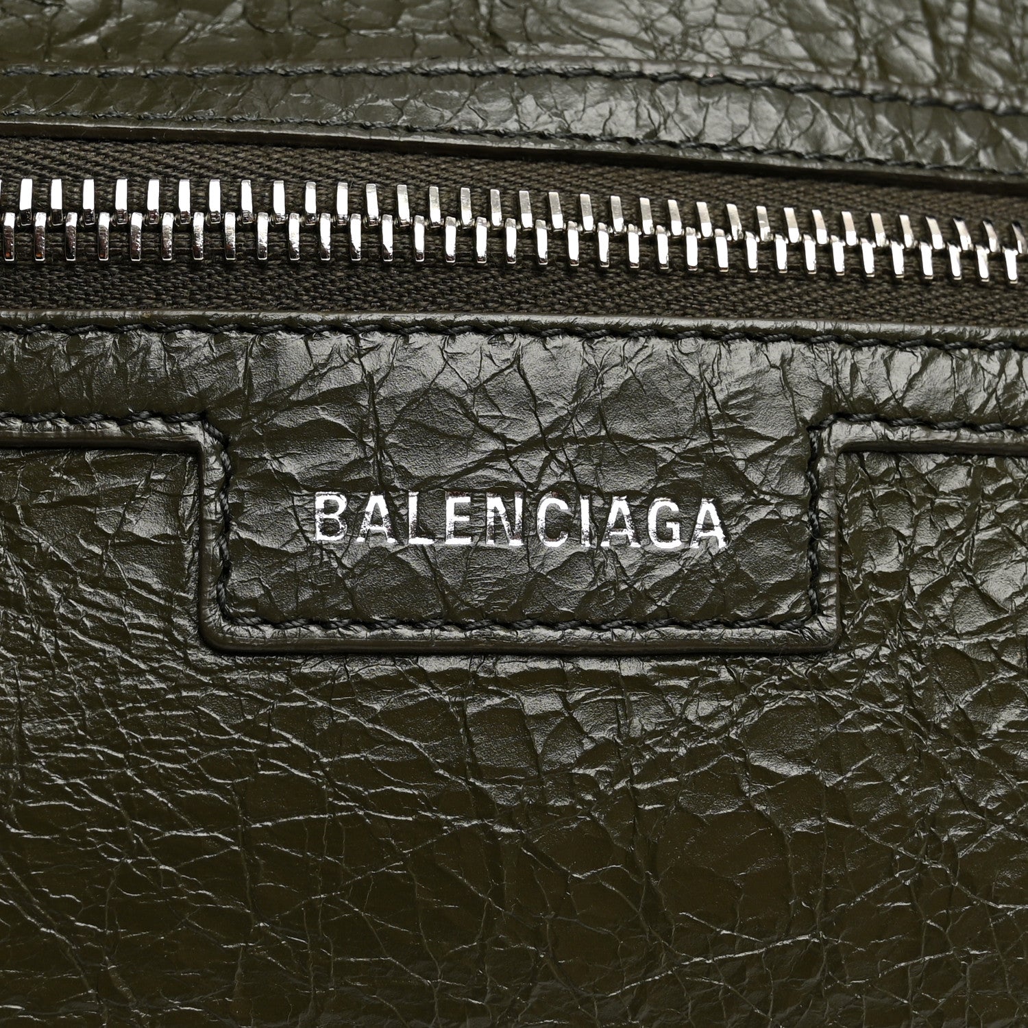 Balenciaga Agneau Arena Superbusy Belt Bag Khaki 7 of 12