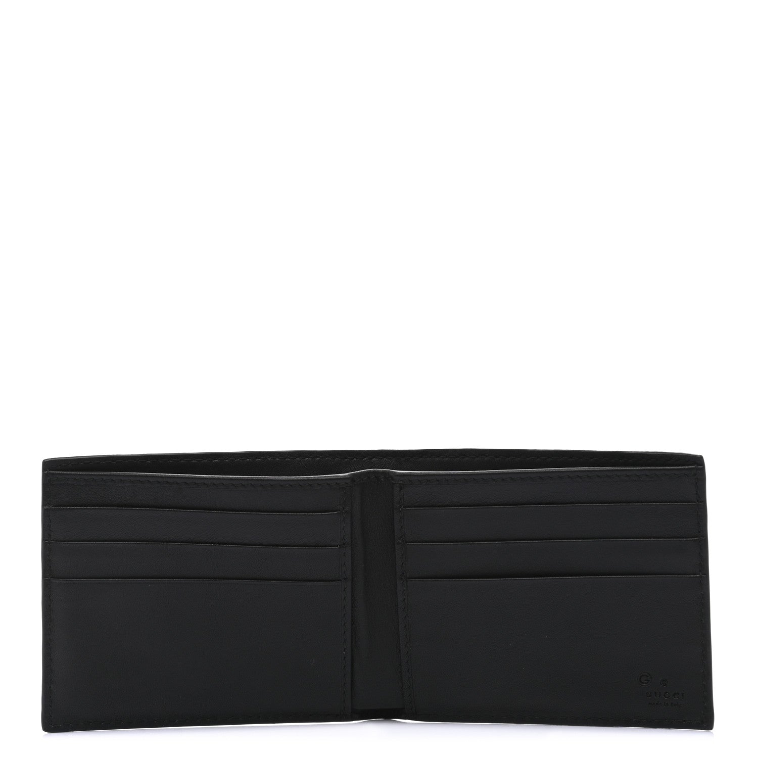 Gucci Microguccissima Bi-Fold Wallet Black 5 of 7
