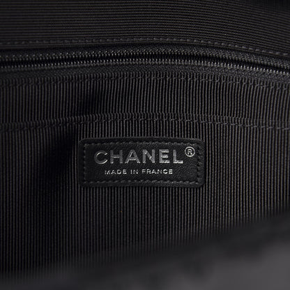 Chanel Tweed Patchwork Jumbo Single Flap Black 7 of 11
