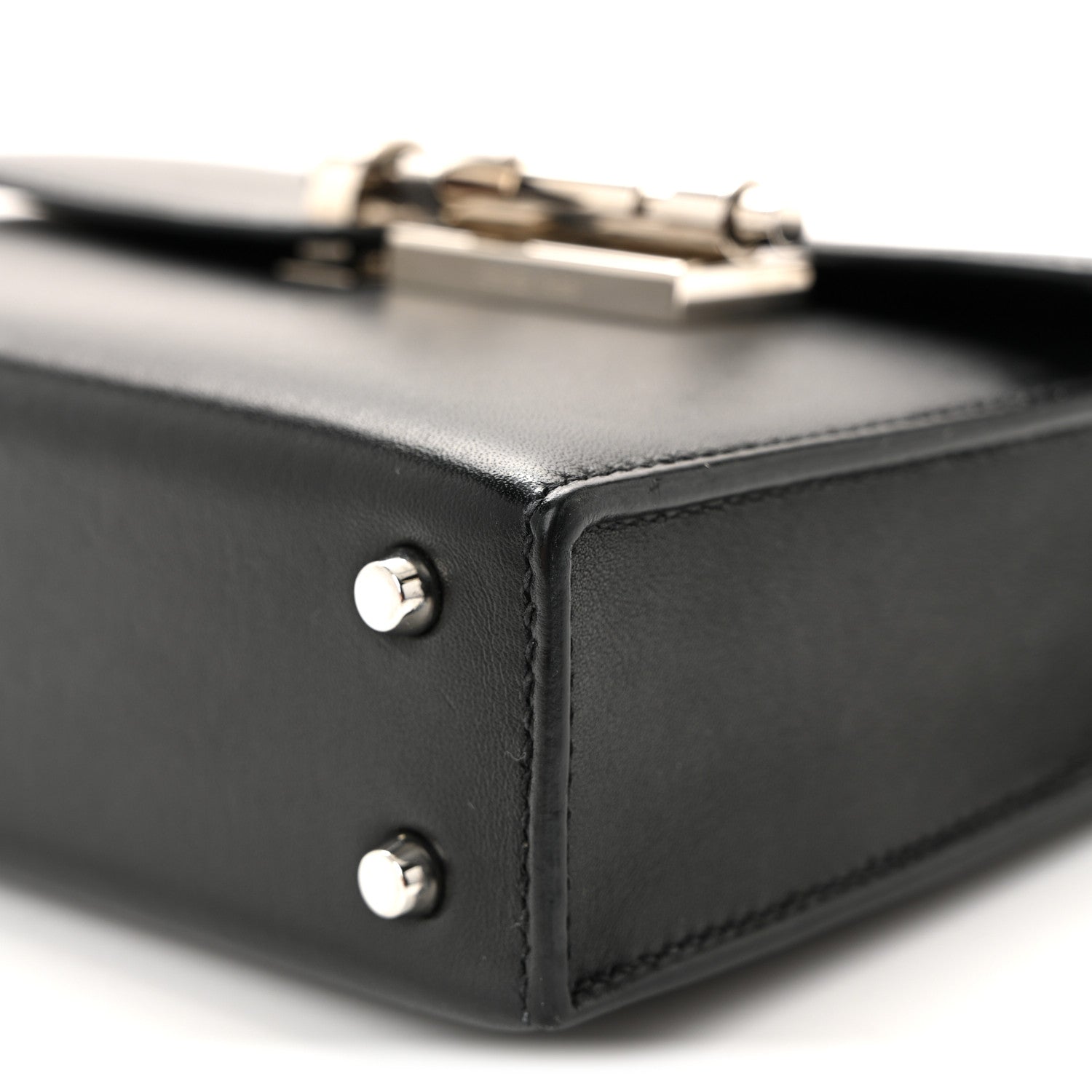 Hermes Box Mini Verrou Chaine Bag Black 10 of 10