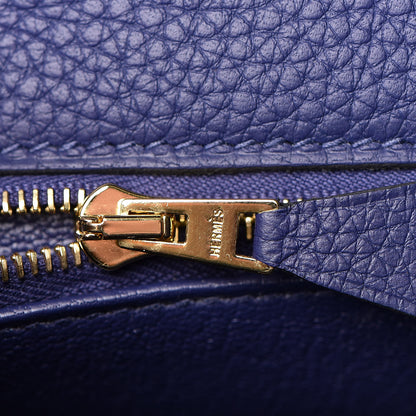 Hermes Taurillon Clemence Kelly Retourne 28 Bleu Encre 25 of 41