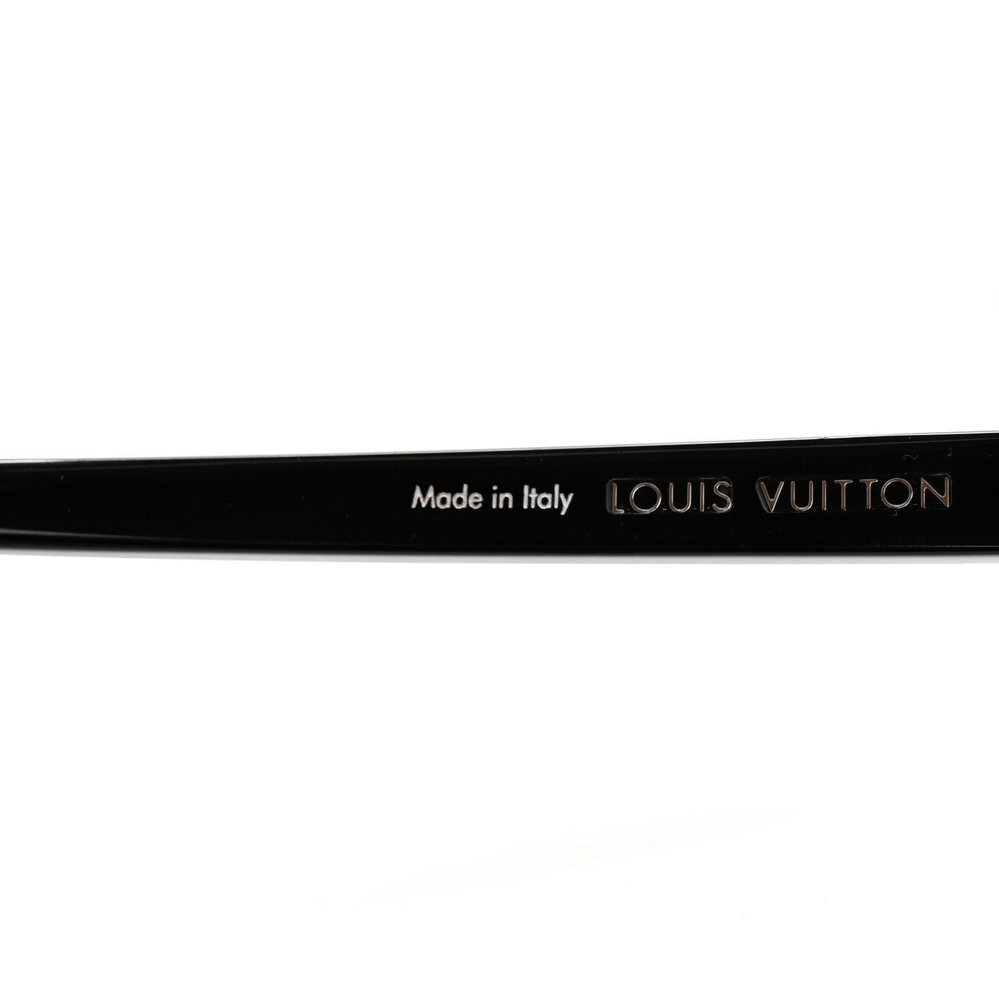 Acetate LV Signature Square Round Sunglasses Z2381U Black