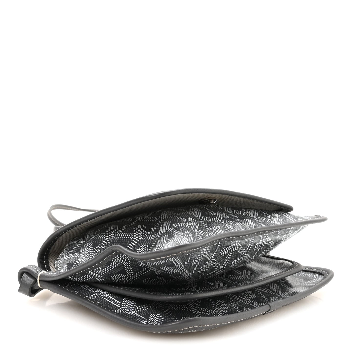 Goyardine Plumet Wallet Clutch Grey