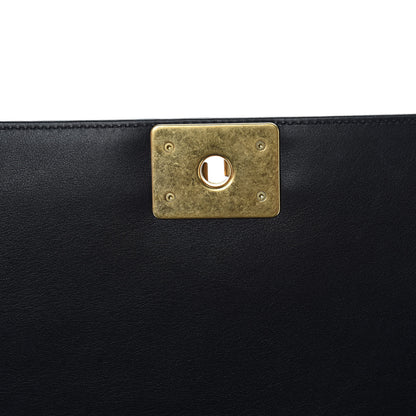 Chanel Calfskin Quilted New Medium Boy Flap Black 14 of 16