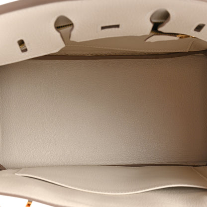 Hermes Togo Birkin 25 Craie 5 of 9