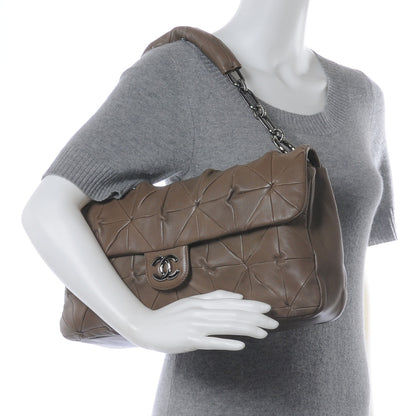 Chanel Lambskin Quilted Jumbo Origami Flap Taupe 2 of 7