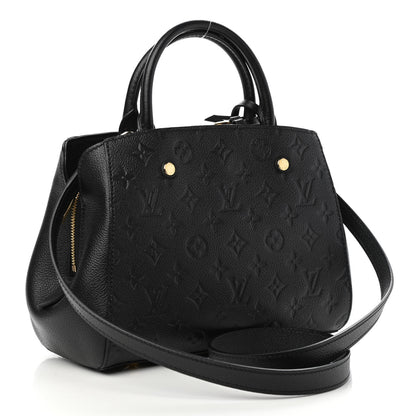 Louis Vuitton Empreinte Montaigne BB Black 3 of 10