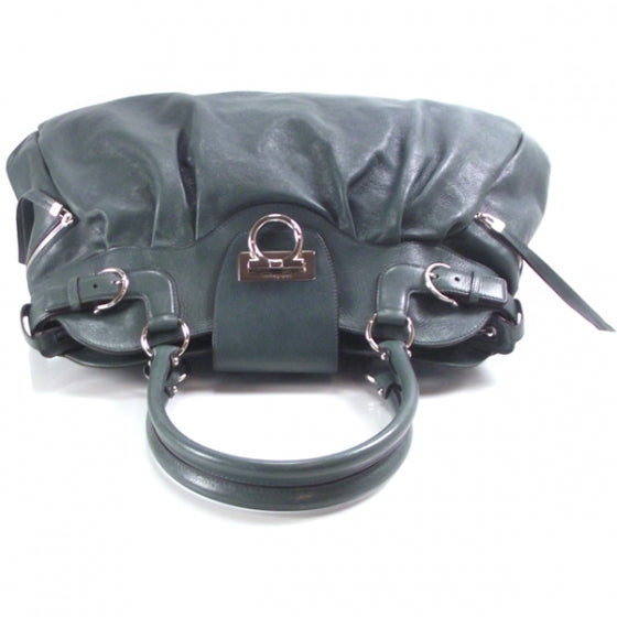 SALVATOREFERRAGAMOLeatherMarisaGreen