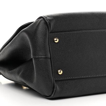 Dolce & Gabbana Dauphine Medium Miss Sicily Satchel Black 8 of 10