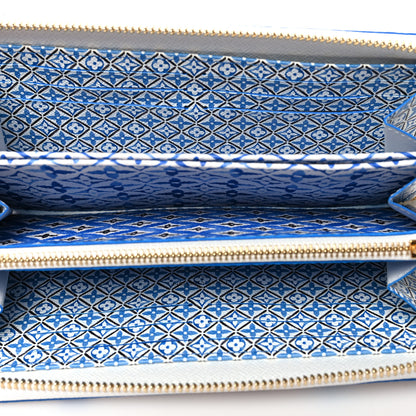 Louis Vuitton Monogram Giant By The Pool Zippy Wallet Resort Blue 5 of 8