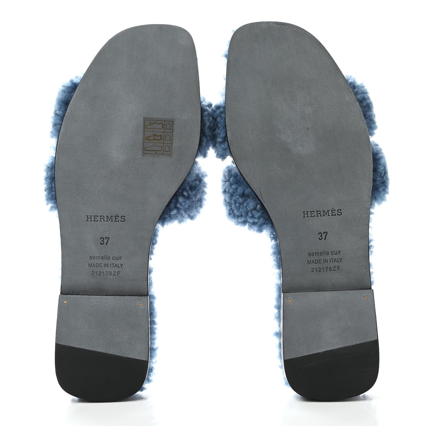 Woolskin Oran Sandals 37 Bleu