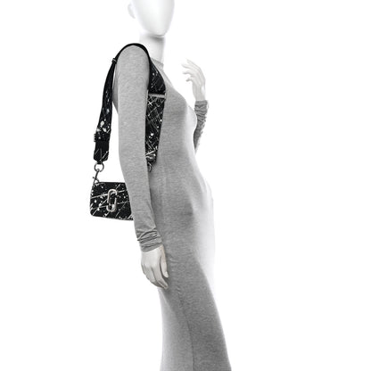 Marc Jacobs Calfskin Paint Splatter Small Snapshot Camera Bag Black Multi 2 of 11