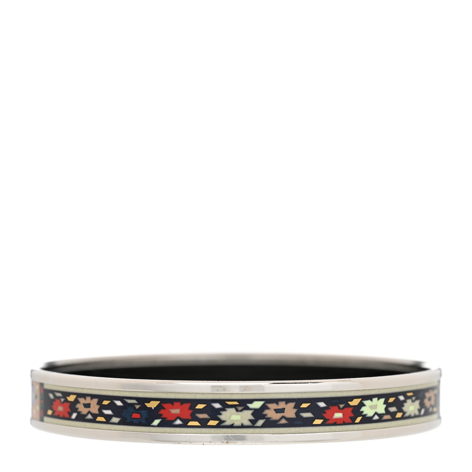 Hermes Enamel Narrow Bangle Bracelet 70 Multicolor 3 of 7