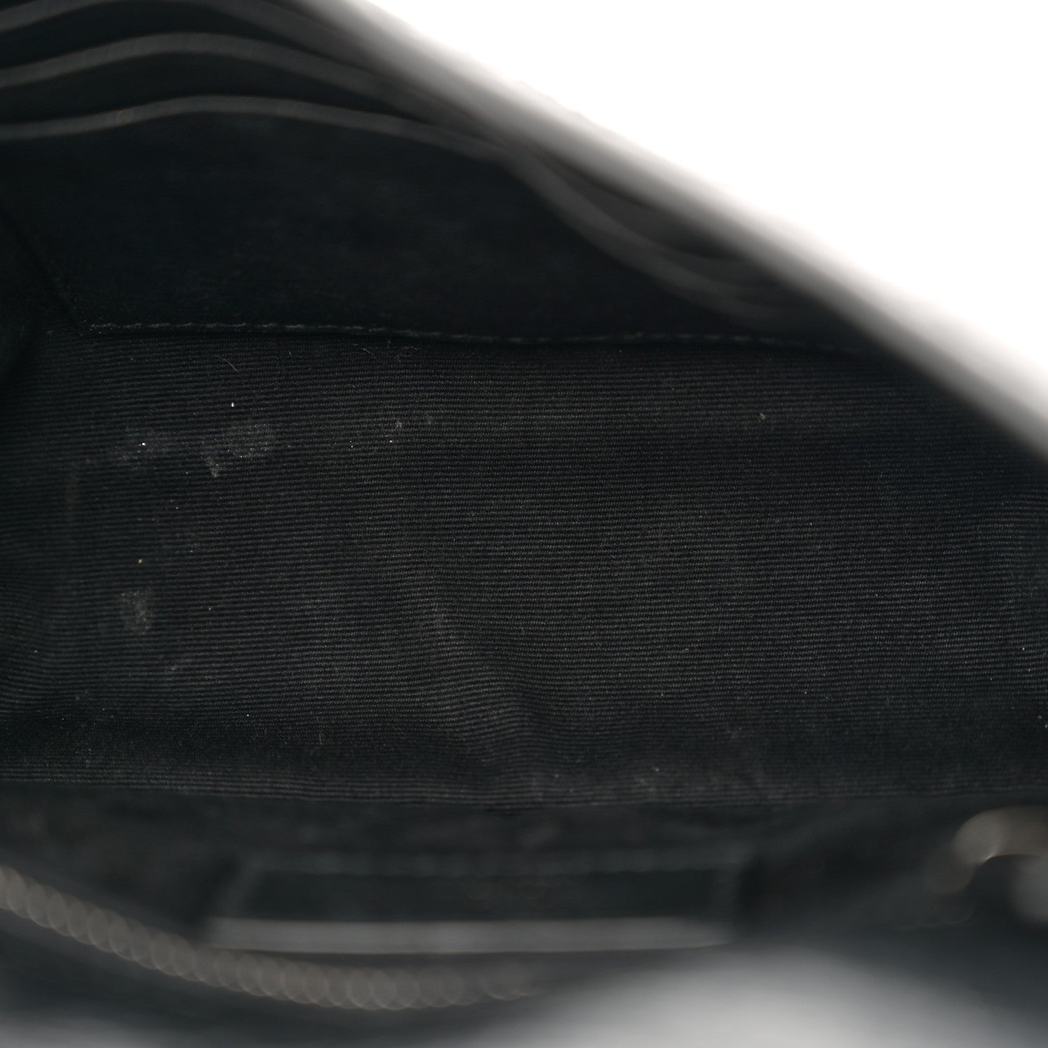 Saint Laurent Crinkled Calfskin Matelasse Monogram Niki Chain Wallet Black 4 of 13