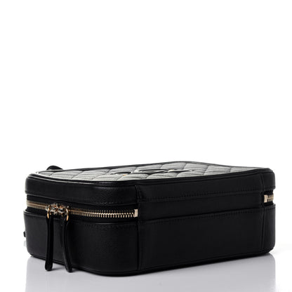Chanel Caviar Quilted Medium CC Filigree Vanity Case Black 3 of 5