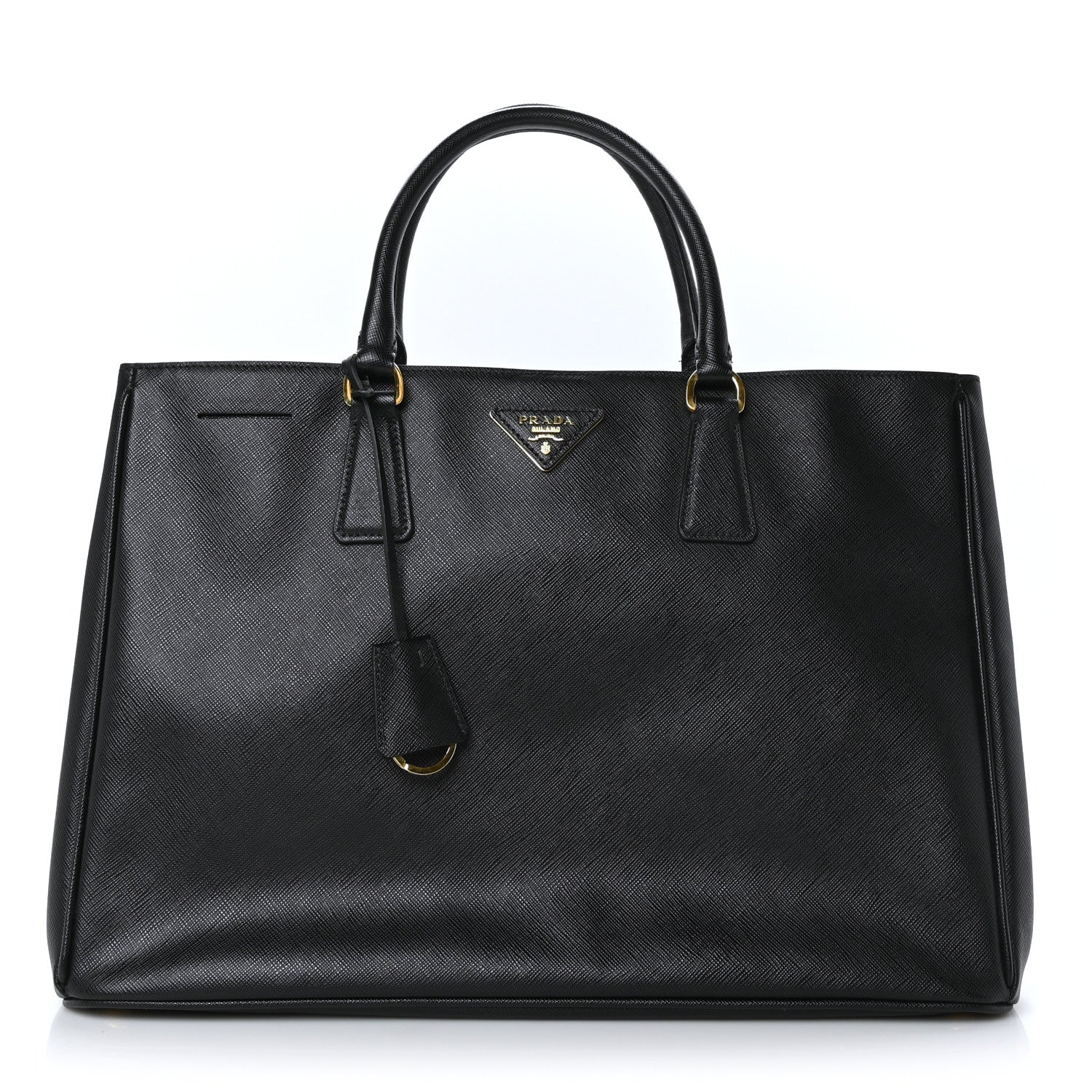 Prada Saffiano Lux Medium Tote Black 1 of 8