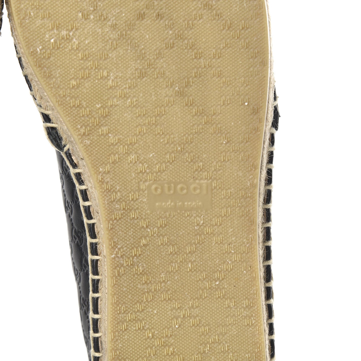 Microguccissima Signature Espadrilles 37.5 Black