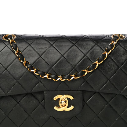 Chanel Lambskin Quilted Small Double Flap Black 8 of 28
