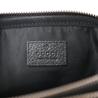 Gucci Pebbled Calfskin Super Mini GG Marmont Chain Shoulder Bag Black 5 of 9