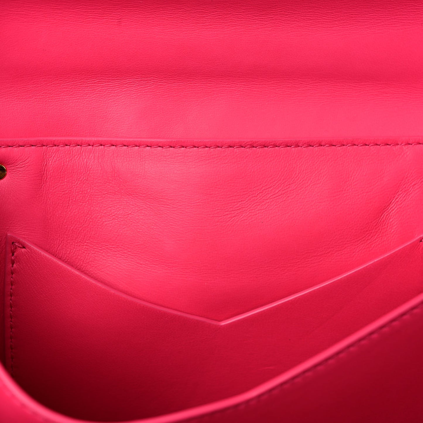 Calfskin Mount Envelope Bag Pink