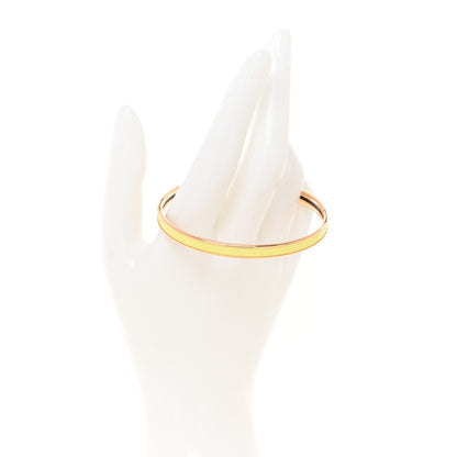 Hermes Enamel Uni Bangle 70 Jaune Citron 2 of 6