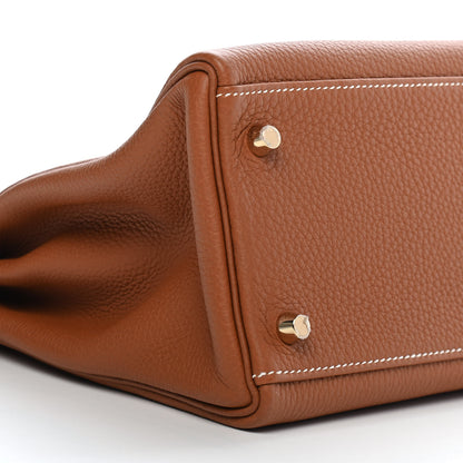 Hermes Togo Kelly Retourne 32 Gold 8 of 9