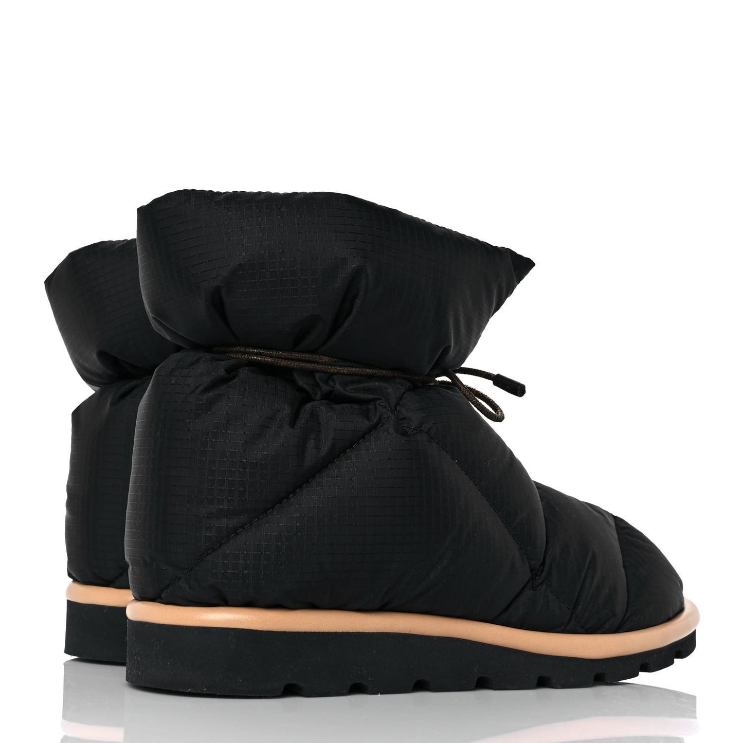 Nylon Monogram Pillow Comfort Ankle Boot 41 Black