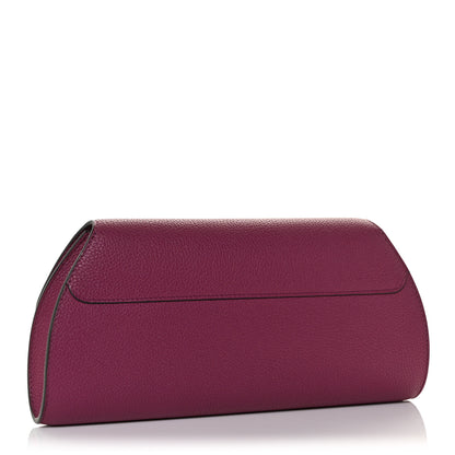Moynat Taurillon Blush Rejane Opera Clutch Dahlia 3 of 8