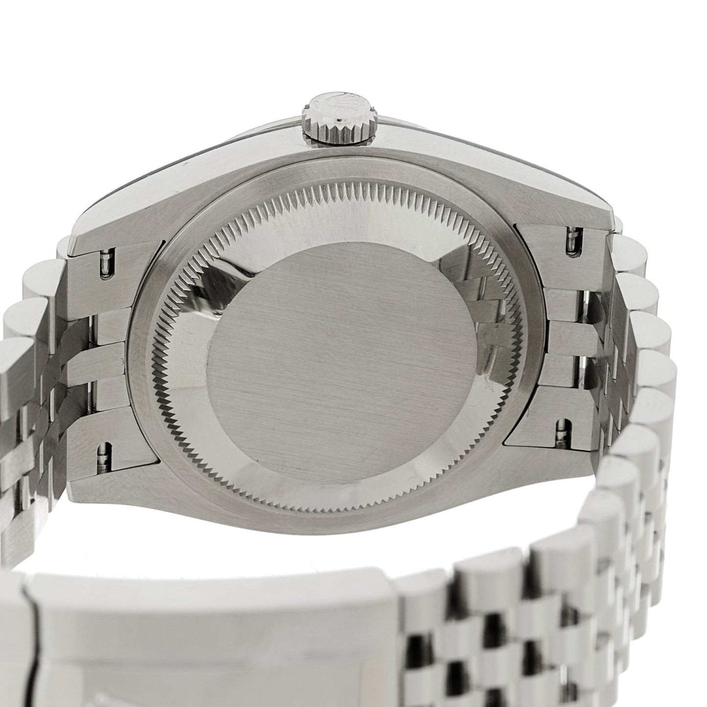 Stainless Steel 18K White Gold Diamond 36mm Oyster Perpetual Datejust Watch Green Palm 126234