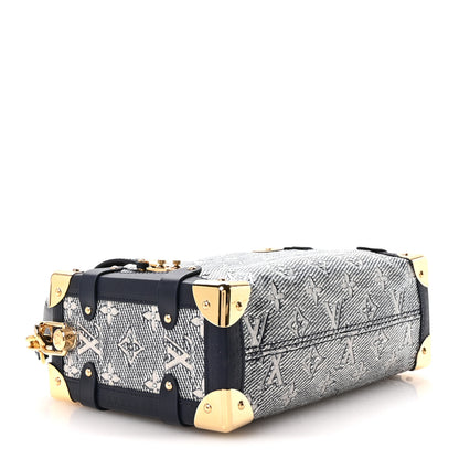 Louis Vuitton Monoglam Side Trunk MM Blue 4 of 10