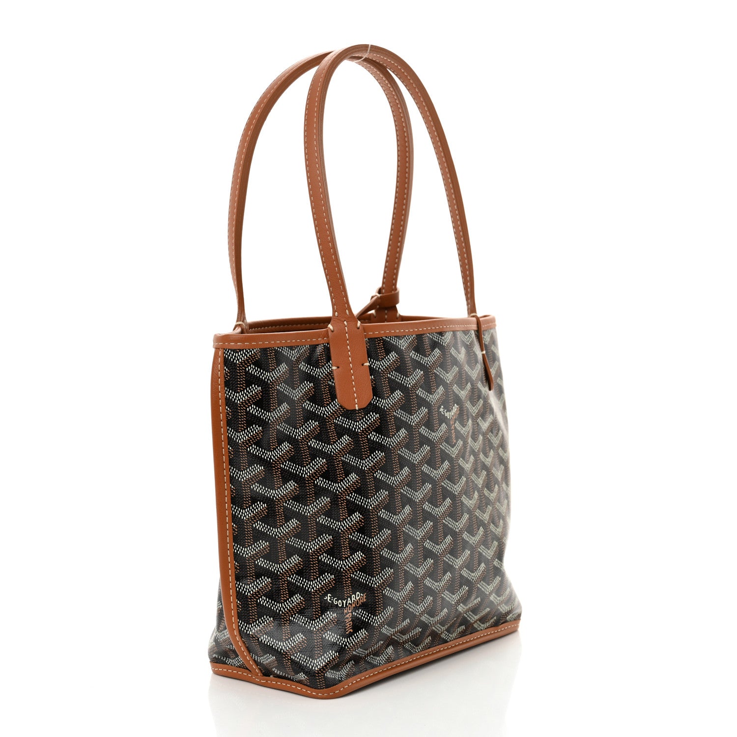Goyard Goyardine Reversible Mini Anjou Black Gold 6 of 20