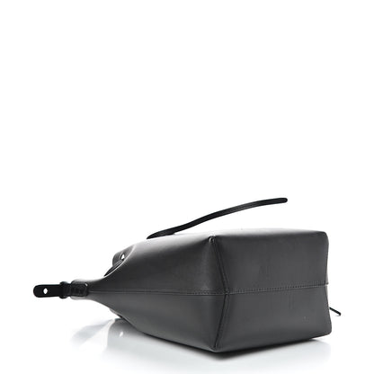 Mansur Gavriel Vegetable Tanned Calfskin Mini Bucket Bag Black Flamma 3 of 18