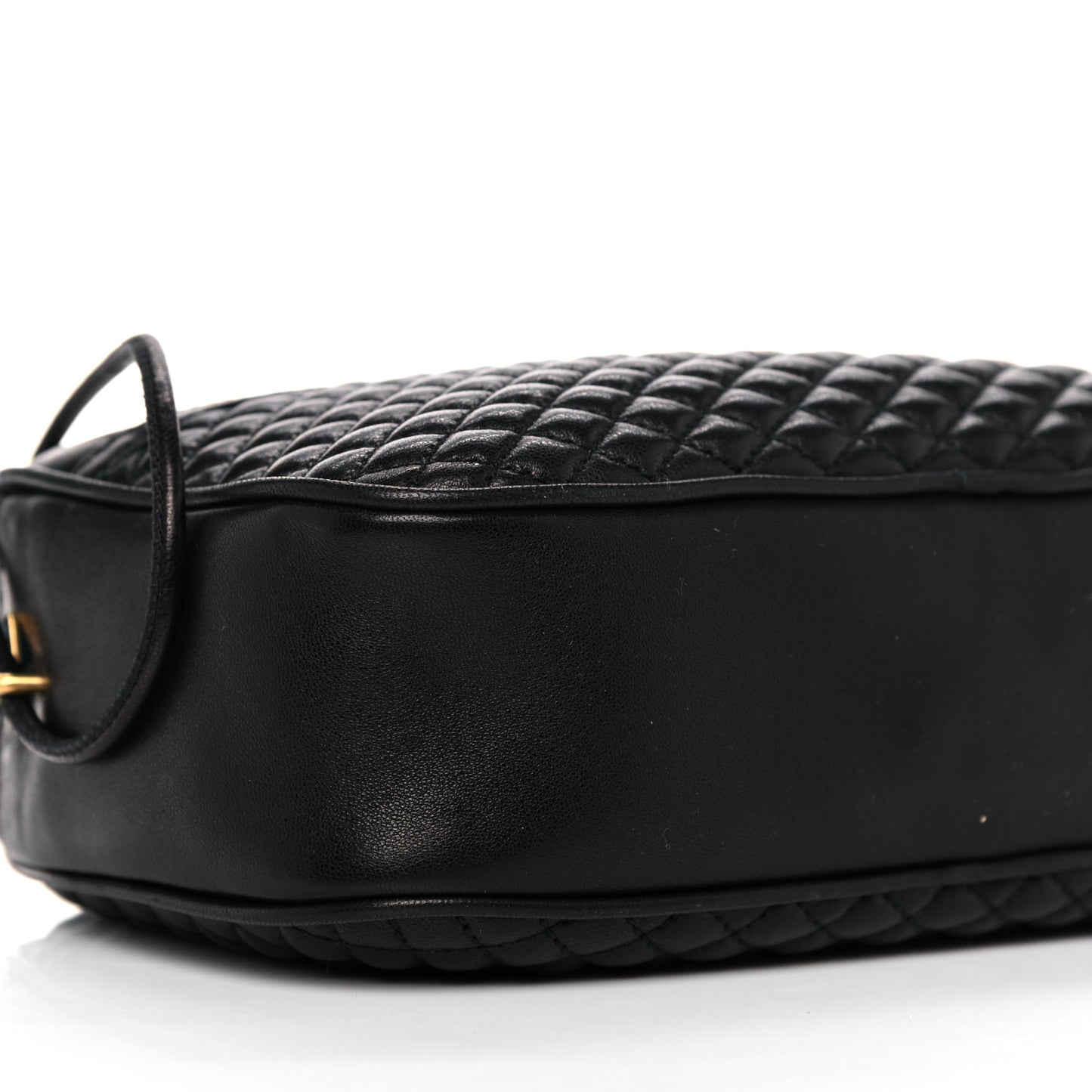 Lambskin Quilted Victoire Camera Bag Black
